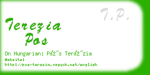 terezia pos business card